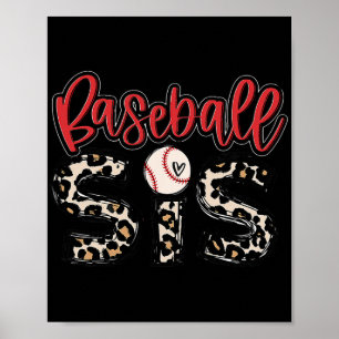 Honkbal Sis Sport Liefhebber Zuster Moeders Da Poster