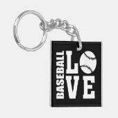 Honkbal Sleutelhanger (Voorkant Links)