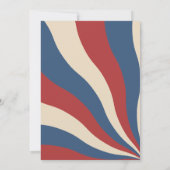 Honkbal sloeber Amerikaanse vlag rokie 1e verjaard Kaart (Achterkant)