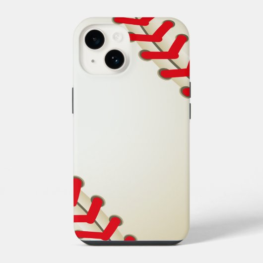 Honkbal Softbal Bal iPhone Hoesje (Achterkant)