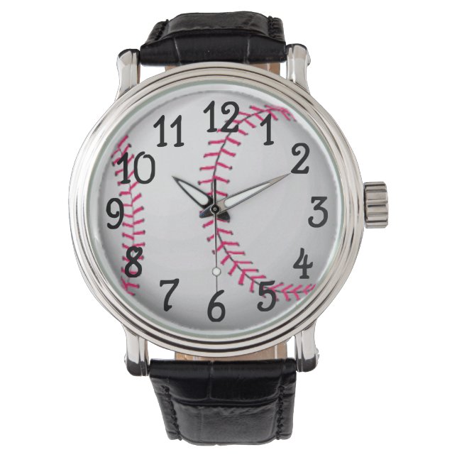 Honkbal Softbal Horloge (Voorkant)