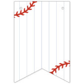 Honkbal Softbal Pinstripe Gelukkig Verjaardagsfees Vlaggetjes (Eerste vlag)