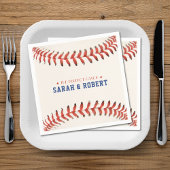 Honkbal Softbal Sport De Perfecte Vangst Bruiloft Servet