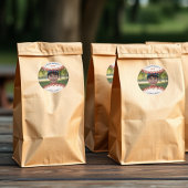 Honkbal Softbal Sport Foto Happy Birthday Party Ronde Sticker