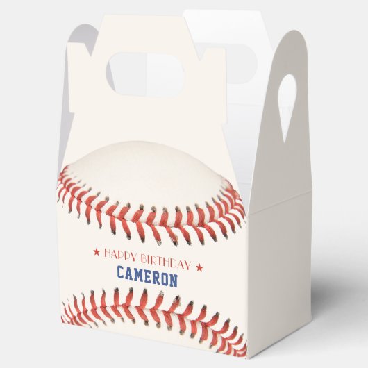 Honkbal Softbal Sport Gelukkig Verjaardagsfeest Bedankdoosjes (Geopend)