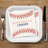 Honkbal Softbal Sport Gelukkig Verjaardagsfeest Servet