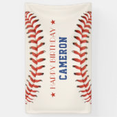 Honkbal Softbal Sport Gelukkig Verjaardagsfeest Spandoek (Verticaal)