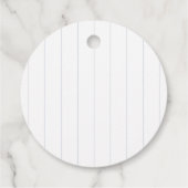 Honkbal Softbal Sport Hart Pinstripe Bruiloft Bedankjes Labels (Achterkant)