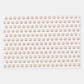 Honkbal Softbal Sport Patroon Rood Wit & Blauw Inpakpapier Vel (Voorkant 2)