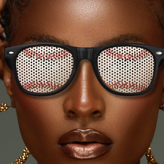 Honkbal Softbal Sport Speler Atleet Retro Zonnebril