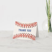 Honkbal Softbal Sport Verjaardagsfeest Bruiloft Bedankkaart (Voorkant)