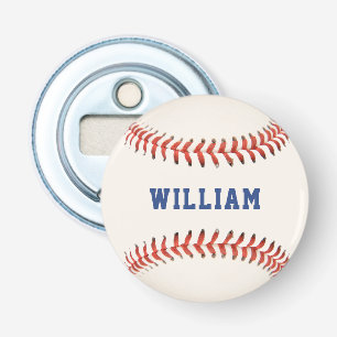 Honkbal Softbal Sportnaam Button Flesopener