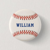 Honkbal Softbal Sportnaam Ronde Button 3,2 Cm (Voorkant)