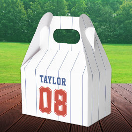 Honkbal Softball Sport Pinstripe Verjaardagsfeest Bedankdoosjes