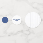 Honkbal Softball Sport Pinstripe Verjaardagsfeest Confetti (Achterkanten)