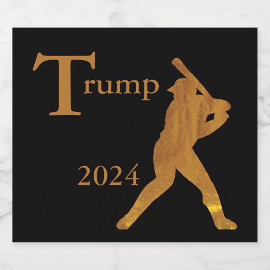 Honkbal Sparkling Wijnetiket (Enkel label)