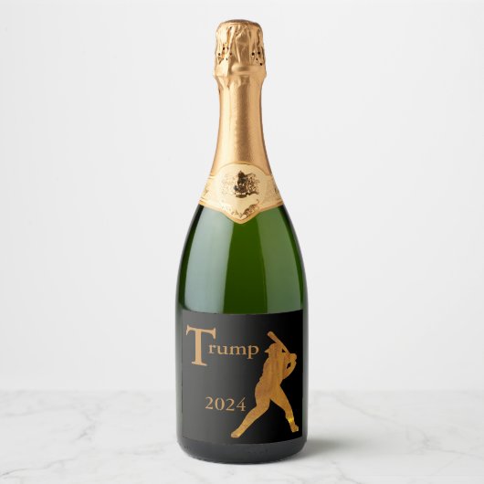 Honkbal Sparkling Wijnetiket (Voorkant)