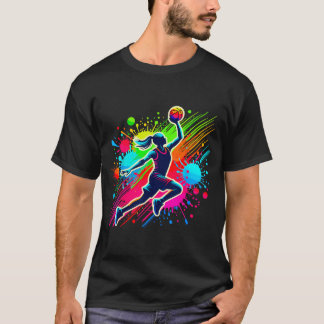 Honkbal speelster meisje t-shirt