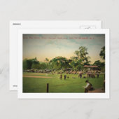 Honkbal spel, Zuid-Sinaasappel, New Jersey Vintage Briefkaart (Voorkant / Achterkant)