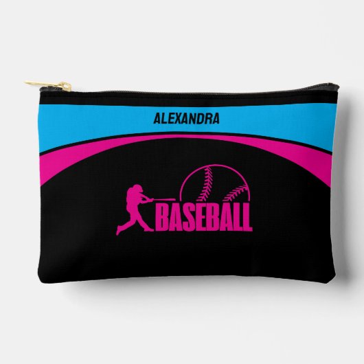 Honkbal Speler, Baseball Meisje Verjaardag Gift Etui (Voorkant)