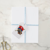 Honkbal Speler Coach Pug Hondenliefhebber Pug Mam Cadeaulabel (Met Touw)