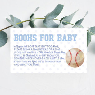 Honkbal Sport Baby shower boeken voor Baby Kaart