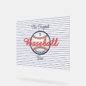 Honkbal Sport Bar Acryl teken Acryl Bord (Hoek)