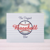 Honkbal Sport Bar Acryl teken Bord (Neutraal)