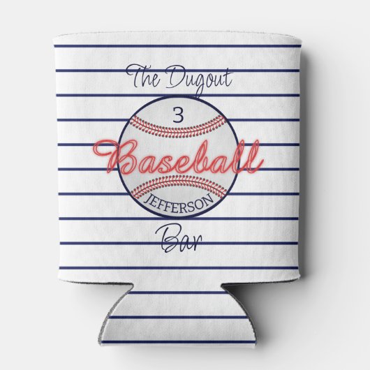 Honkbal Sport Bar Blikjeskoeler (Achterkant)