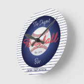 Honkbal Sport Bar Teken Wandklok (Hoek)