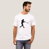 Honkbal sport Batter Custom-Cut T-shirt (Voorkant volledig)