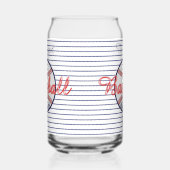 Honkbal Sport Bier Kan Glas Drinkware (Links)