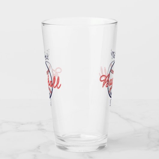 Honkbal Sport Bier Soda Glas Drinkware (Links)