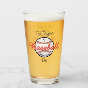Honkbal Sport Bier Soda Glas Drinkware
