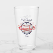 Honkbal Sport Bier Soda Glas Drinkware (Voorkant)