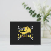 Honkbal Sport Catcher Pitcher Bat Grappig Gift Briefkaart (Staand voorkant)