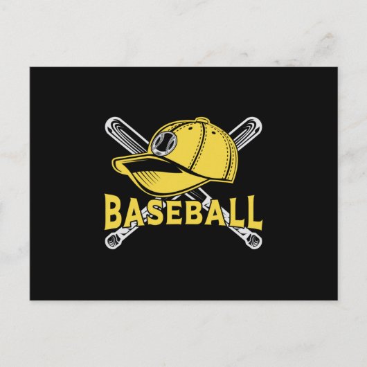 Honkbal Sport Catcher Pitcher Bat Grappig Gift Briefkaart (Voorkant)