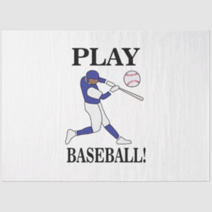 Honkbal Sport Coach speler Verjaardag Tissuepapier
