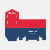 Honkbal sport custom boy's Verjaardag dank u Bedankdoosjes (Uitgevouwen)