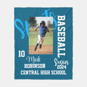 Honkbal Sport Foto Fleece Deken