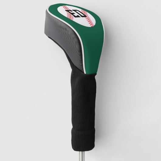Honkbal sport gepersonaliseerde bestuurder golfheadcover (Schuin)