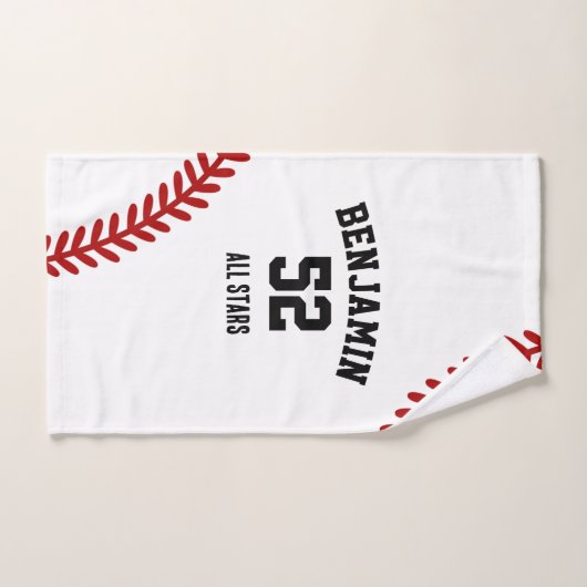 Honkbal sport handdoek, coach badhanddoek handdoek (Handdoek)