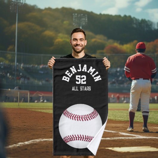 Honkbal sport handdoek, coach badhanddoek handdoek