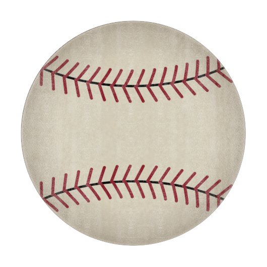 Honkbal Sport Keuken Snijplank Gift (Voorkant)