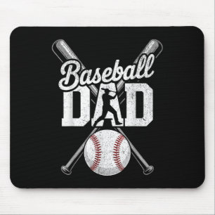 Honkbal sport liefhebbers voor Vaderdag Muismat