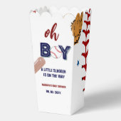 Honkbal Sport Little Slugger Boy Baby shower Bedankdoosjes (Voorkant)