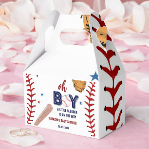 Honkbal Sport Little Slugger Boy Baby shower Bedankdoosjes