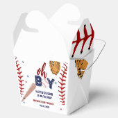 Honkbal Sport Little Slugger Boy Baby shower Bedankdoosjes (Geopend)