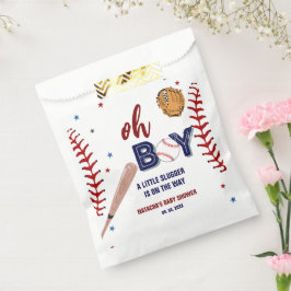 Honkbal Sport Little Slugger Boy Baby shower Bedankzakje