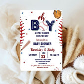 Honkbal Sport Little Slugger Boy Baby shower Kaart